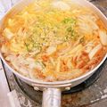 こるくぼーど's cooksnap of when they made 体ぽっかぽか♪春雨豚もやしの旨辛お味噌汁.