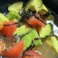 yomo1229's cooksnap of when they made アボカドとトマトのサラダ！白だしで！.