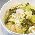 クックUR9L2V☆'s cooksnap of when they made キャベツ・ベーコン・油揚げの白だし煮.
