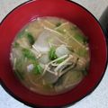 ツァディ's cooksnap of when they made カブとえのきの生姜入り味噌汁～❣❣.