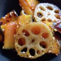 TYSK's cooksnap of when they made かぼちゃとれんこんの甘酢炒め.