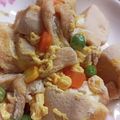 ゆゆっちゃ's cooksnap of when they made 高野豆腐とミックスベジタブルの卵どじ煮.