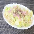 スタイリッシュママ's cooksnap of when they made キャベツ&ベーコンの塩バタースープパスタ.