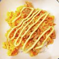 さおりらっくま's cooksnap of when they made 鮭と卵の丼☆マヨネーズのせ.