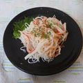 スタイリッシュママ's cooksnap of when they made *大根とハムのサラダ*.