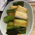 67B's cooksnap of when they made 長ネギのピリ辛焼き.