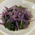 papikun's cooksnap of when they made じゃがいもとわかめの酢の物☆.