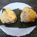 スタイリッシュママ's cooksnap of when they made お弁当にも。梅おかか炒り卵おにぎり.