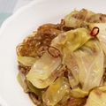 お気楽ばあや's cooksnap of when they made キャベツと春雨のひき肉炒め.