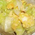 ヨシヨッシー's cooksnap of when they made 副菜に！ぱぱっと簡単キャベ卵中華.