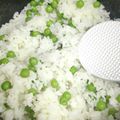 meguru102's cooksnap of when they made 冷凍でも美味しいグリンピースご飯❤豆ご飯.