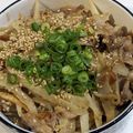 さちへ♪'s cooksnap of when they made 豚バラとごぼうの梅ゴマ味噌炒め.
