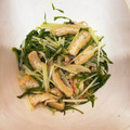 sayazu's cooksnap of when they made 水菜と油揚げのお浸し.