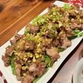 まゆchan's cooksnap of when they made じゅわ☆カリカリ豚こま～香味ソースがけ.