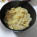 つえちょん's cooksnap of when they made スープ作るよ。ママの醤油ラーメン.