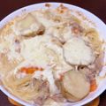 ◇ひさ's cooksnap of when they made 余ったシチューでスパグラ♪.