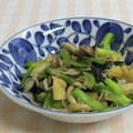 umemodoki's cooksnap of when they made 小松菜としめじの炒めもの.