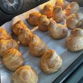☆あさ's cooksnap of when they made ⁂サクサク☆シュークリーム生地⁂.