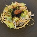 melmarilyn's cooksnap of when they made ☆梅と大葉のささみパスタ！冷製でも♪.