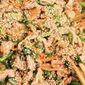 ☆megrim☆'s cooksnap of when they made 豚小間の味噌炒め.