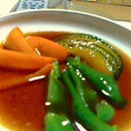 まいぃ's cooksnap of when they made 麺つゆで簡単！夏野菜の揚げ浸し.