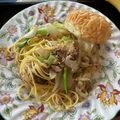 キャビィーママ's cooksnap of when they made 鯖缶と大葉の和風パスタ.