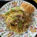 キャビィーママ's cooksnap of when they made 鯖缶と大葉の和風パスタ.
