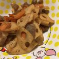 かずくん☆'s cooksnap of when they made れんこんとにんじん　手早くきんぴら♪.