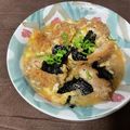 Queｰsera's cooksnap of when they made めんつゆだけ！カツ煮♪カツ丼にも♪.