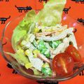 龍青空ママ's cooksnap of when they made ゴマたっぷり☘️蓮根のデリ風サラダ.