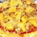 ⭐らきやん⭐'s cooksnap of when they made 米粉と豆腐のもちふわピザ.