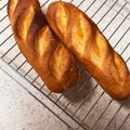 だんこいもころ's cooksnap of when they made 【HB】ピリ辛 明太子フランスパン.