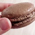 エミュ***'s cooksnap of when they made 表面が凸凹にならない簡単チョコマカロン.