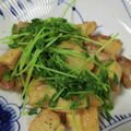 ななっちななちゃん's cooksnap of when they made 竹の子＆鶏肉のバターしょう油炒め♪.