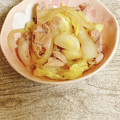 さくらん餅's cooksnap of when they made キャベツと豚こまのニンニク醤油炒め♡.