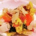 私市ビッキーズ津門巳's cooksnap of when they made “ガリ紅生姜皇帝(南瓜･梅)和えゆで卵”.