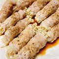 hiromioryo's cooksnap of when they made レンチンでえのきの豚バラ巻きポン酢.