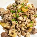 keicooon's cooksnap of when they made おつまみに最高♪豚肉と塩らっきょう炒め.