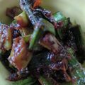 真理かあさん's cooksnap of when they made 新玉ねぎの葉のにんにくみそ炒め.