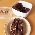 水玉ぱじゃま's cooksnap of when they made 簡単♪チョコとナッツのビスコッティ.