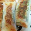 クック198VG3☆'s cooksnap of when they made 簡単揚げないハム大葉チーズの春巻.
