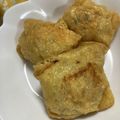 ☆ちぃ's cooksnap of when they made 糖質制限◆油揚げでジューシーいなり餃子.