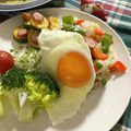 フジぽん's cooksnap of when they made クックパー油なしの目玉焼き.
