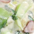 あかぷり's cooksnap of when they made チンゲン菜とベーコンのクリーム煮。。.