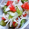 ❤️かわだん❤️'s cooksnap of when they made 玉ねぎとさけるチーズのさっぱりサラダ.