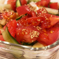 ロン子's cooksnap of when they made 大根・きゅうり・トマトのナムル♪.