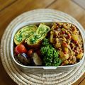 マルんちの丸顔's cooksnap of when they made 我が家の卵焼き～緑野菜刻んで入れてます！.