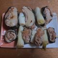 クックMVXCM0☆'s cooksnap of when they made ナスじゃないよ！くるくる豚コマ海苔巻き串.