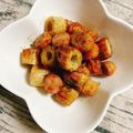 yukarin222's cooksnap of when they made 竹輪と魚肉ソーセージ炒め.