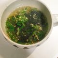 YU♡CO's cooksnap of when they made 焼肉屋さんのワカメスープ☆.